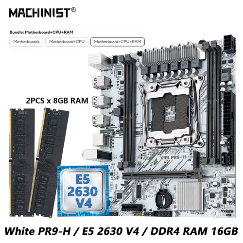 White x99 pr9 motherboard - white, pr9-h
