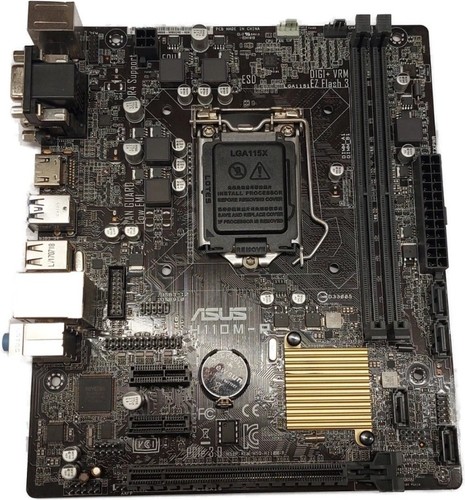 Combo asus h110m matx - h110m-r,