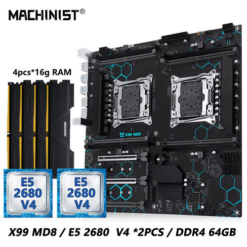 X99 md8 dual cpu motherboard - dual,
